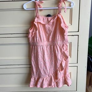 Art Class Tie Shoulder Dress